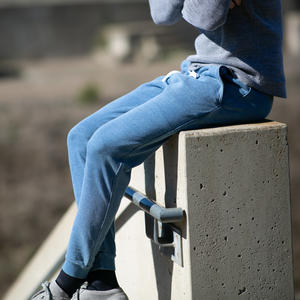 gustin indigo dyed sweatpants - vintage