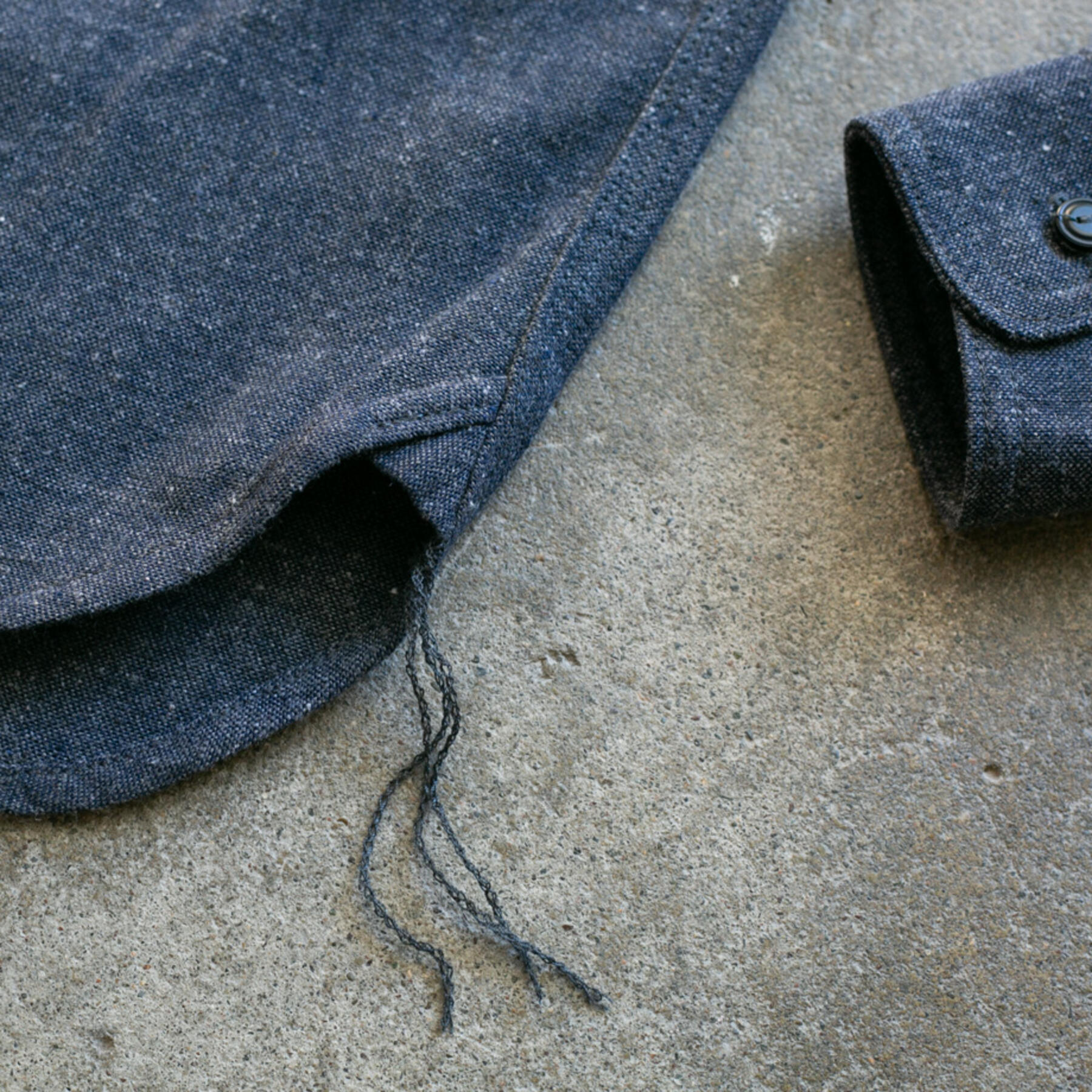 gustin #54 union blue wool workshirt