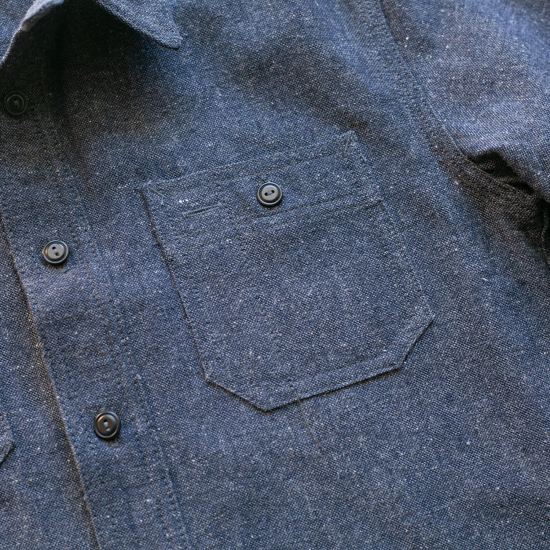 gustin #54 union blue wool workshirt
