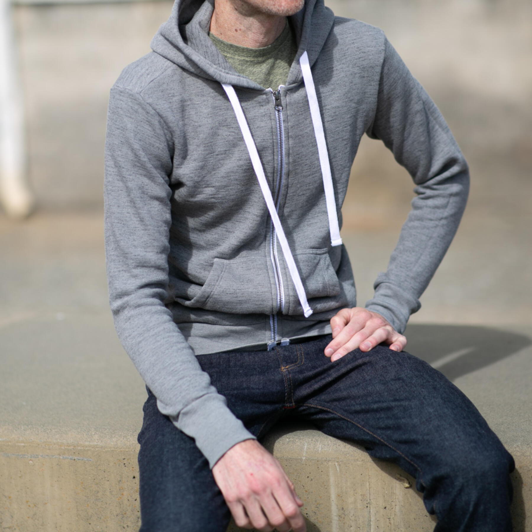 gustin twisted yarn fleece zip hoodie 2 pack