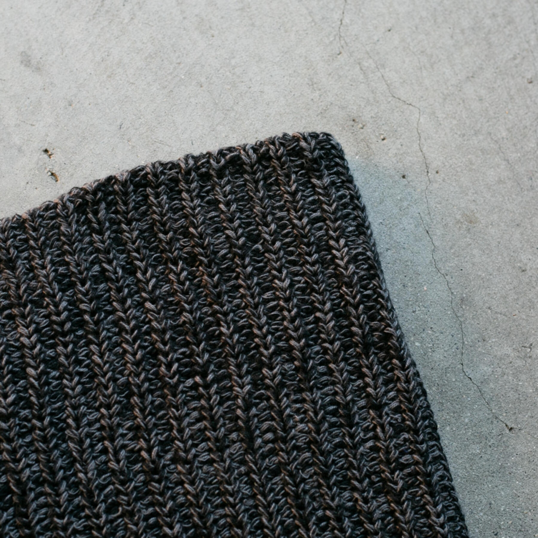 gustin american knit gaiter - charcoalxblack