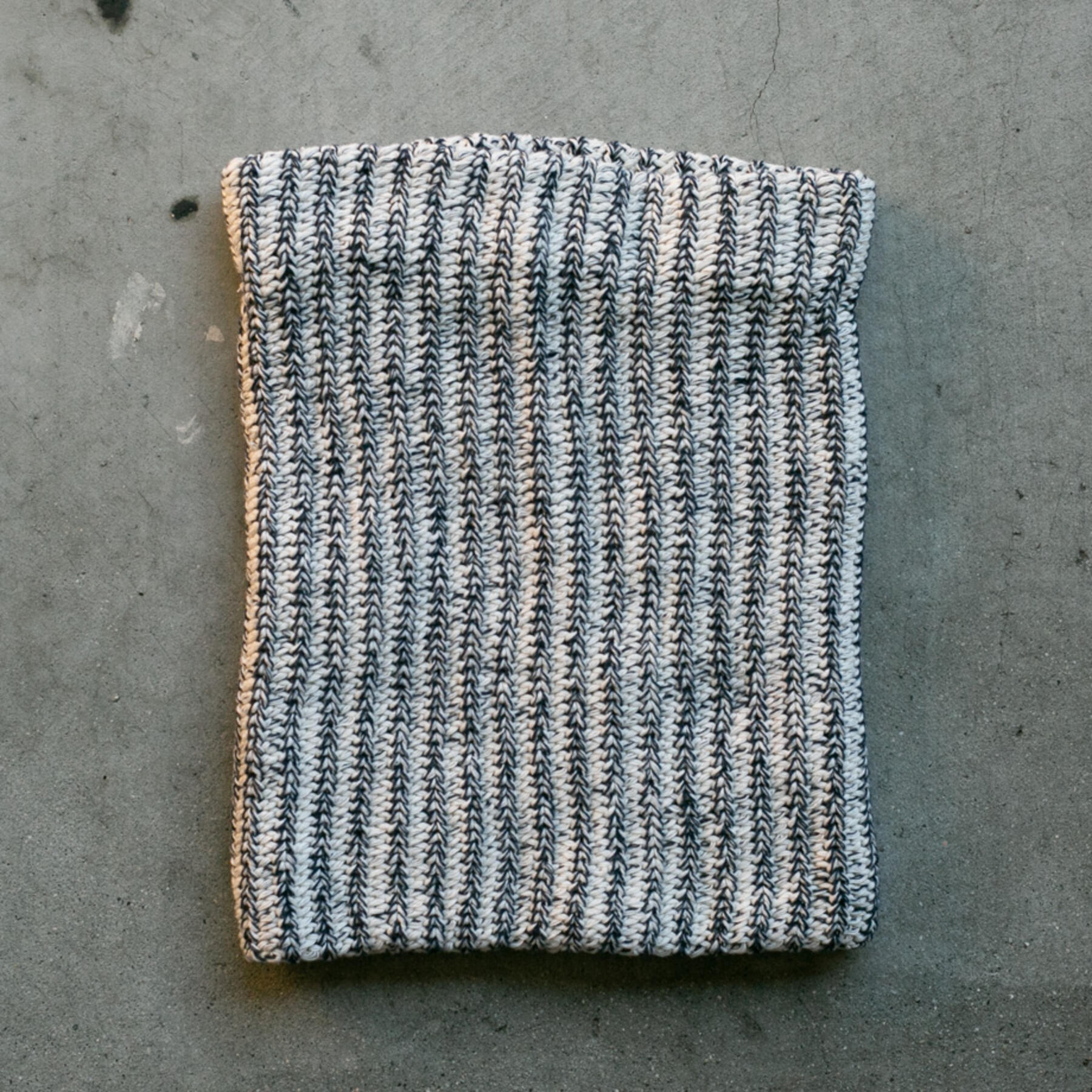 gustin american knit gaiter - navyxwhite