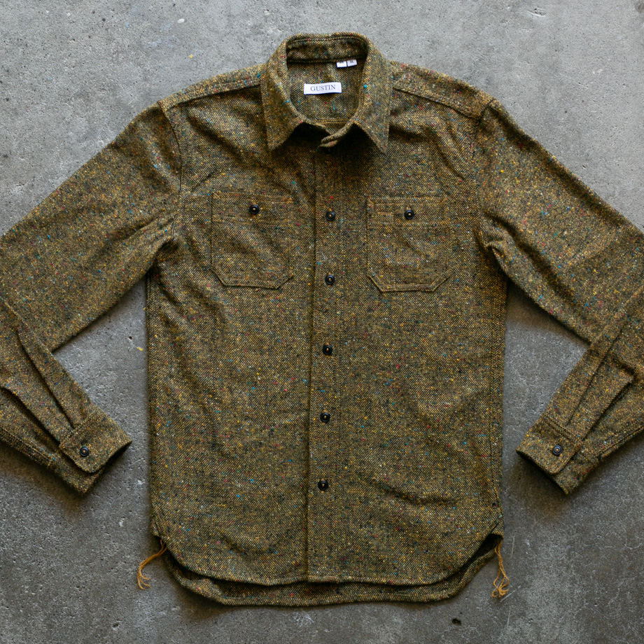 56 Acid Rainbow Nep Workshirt | Gustin | Shirts | Workshirts
