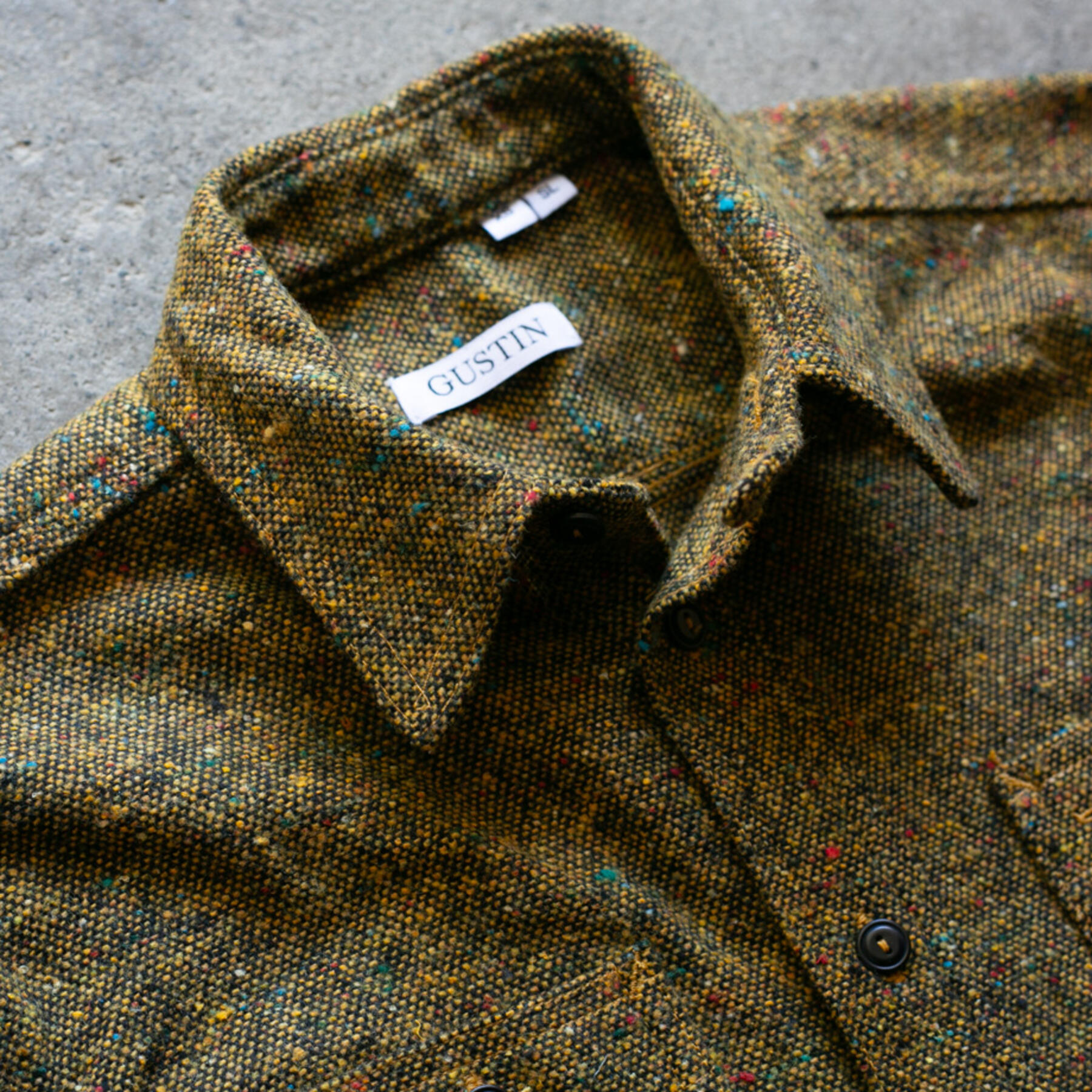 gustin #56 acid rainbow nep workshirt