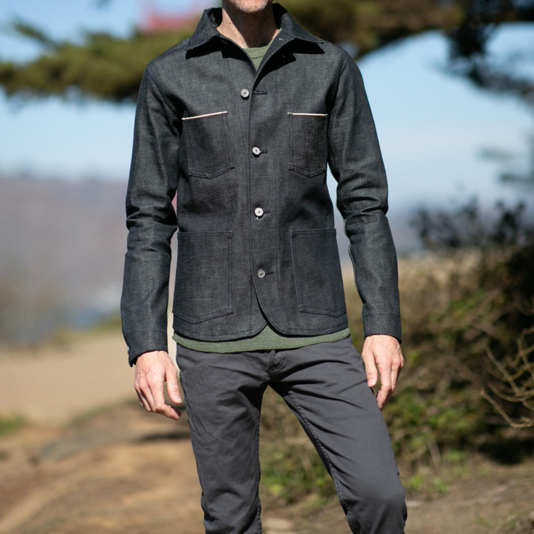 gustin #1 engineer jacket - okayama standard