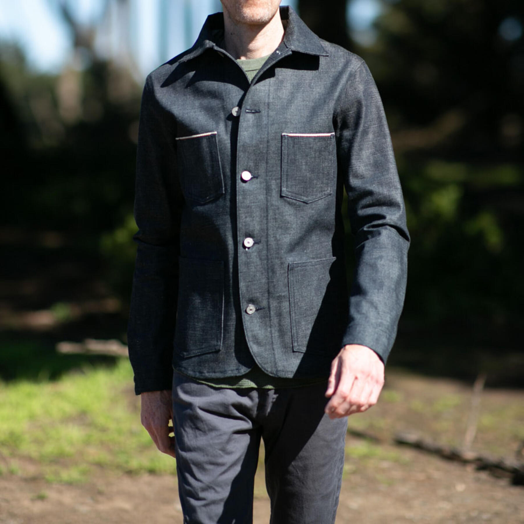 gustin #1 engineer jacket - okayama standard
