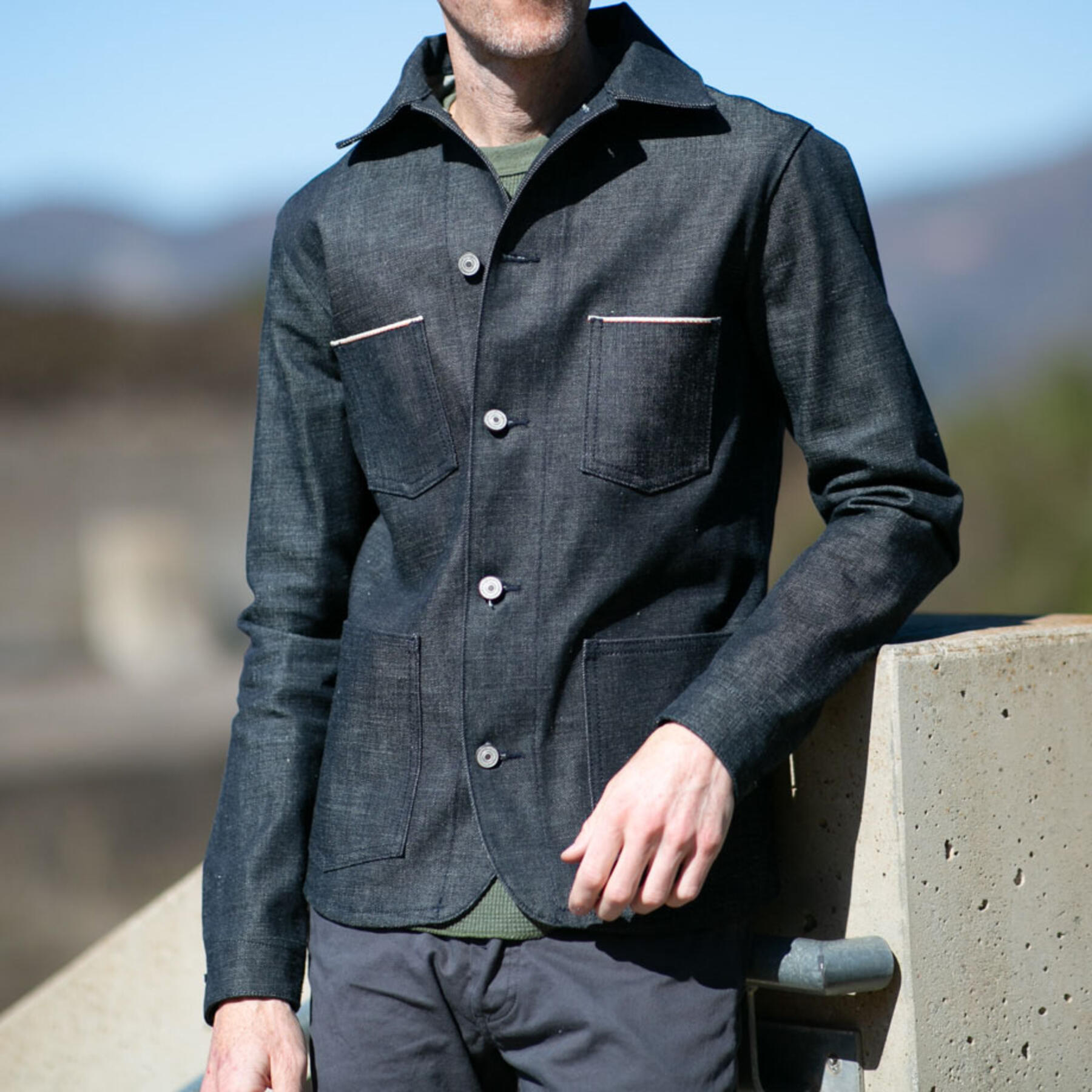 gustin #1 engineer jacket - okayama standard