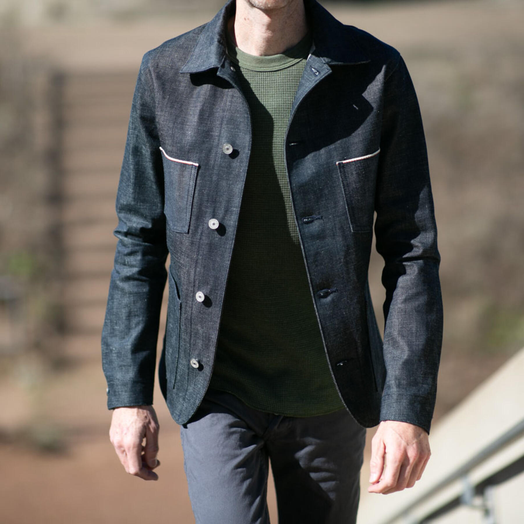 gustin #1 engineer jacket - okayama standard