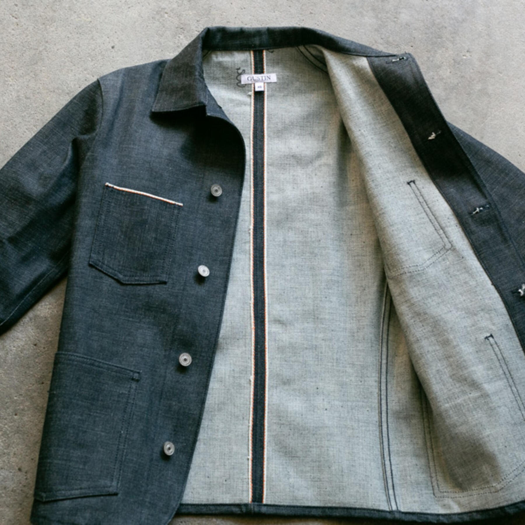 gustin #1 engineer jacket - okayama standard
