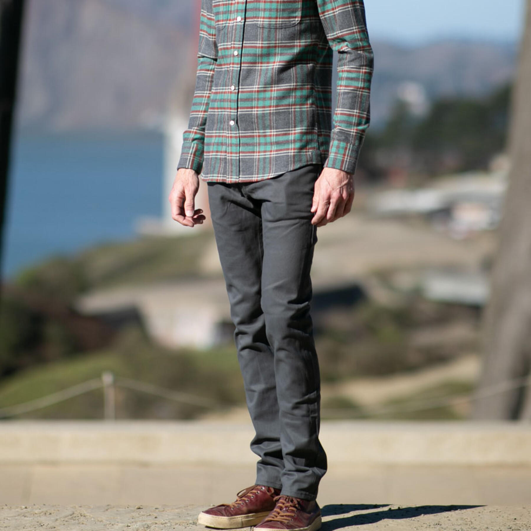 gustin #57 military twill 5 pocket - graphite