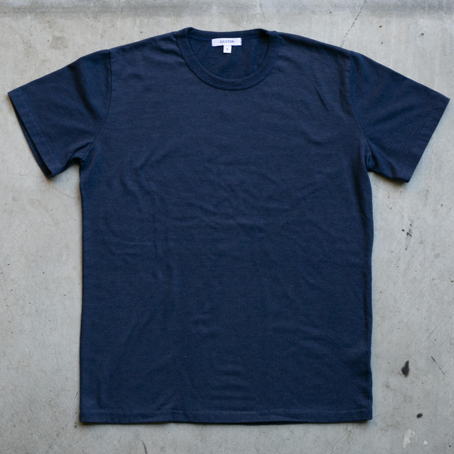 gustin heavyweight heather t-shirt 2 pack (navy)