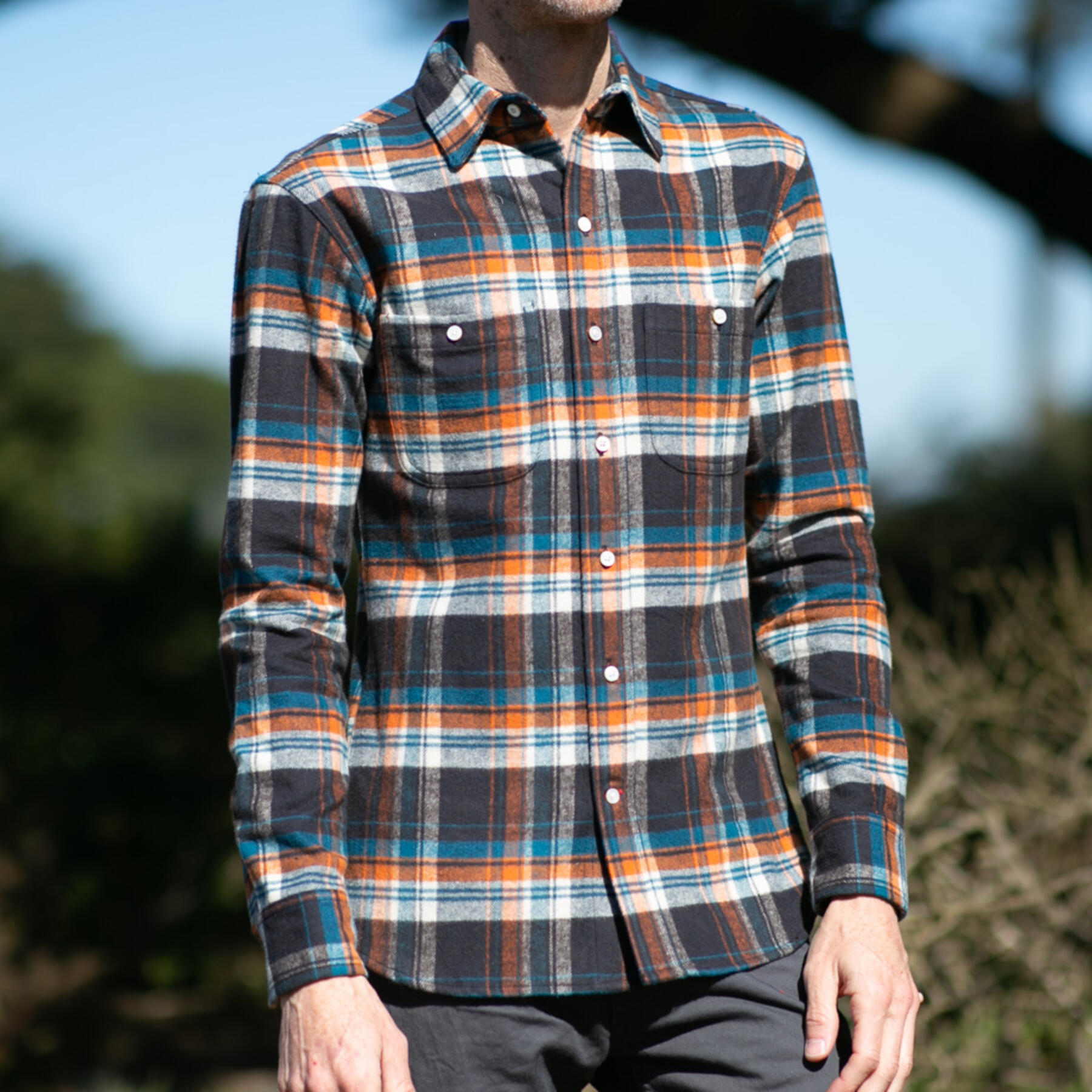 gustin #790 super heavy flannel - gulf oil