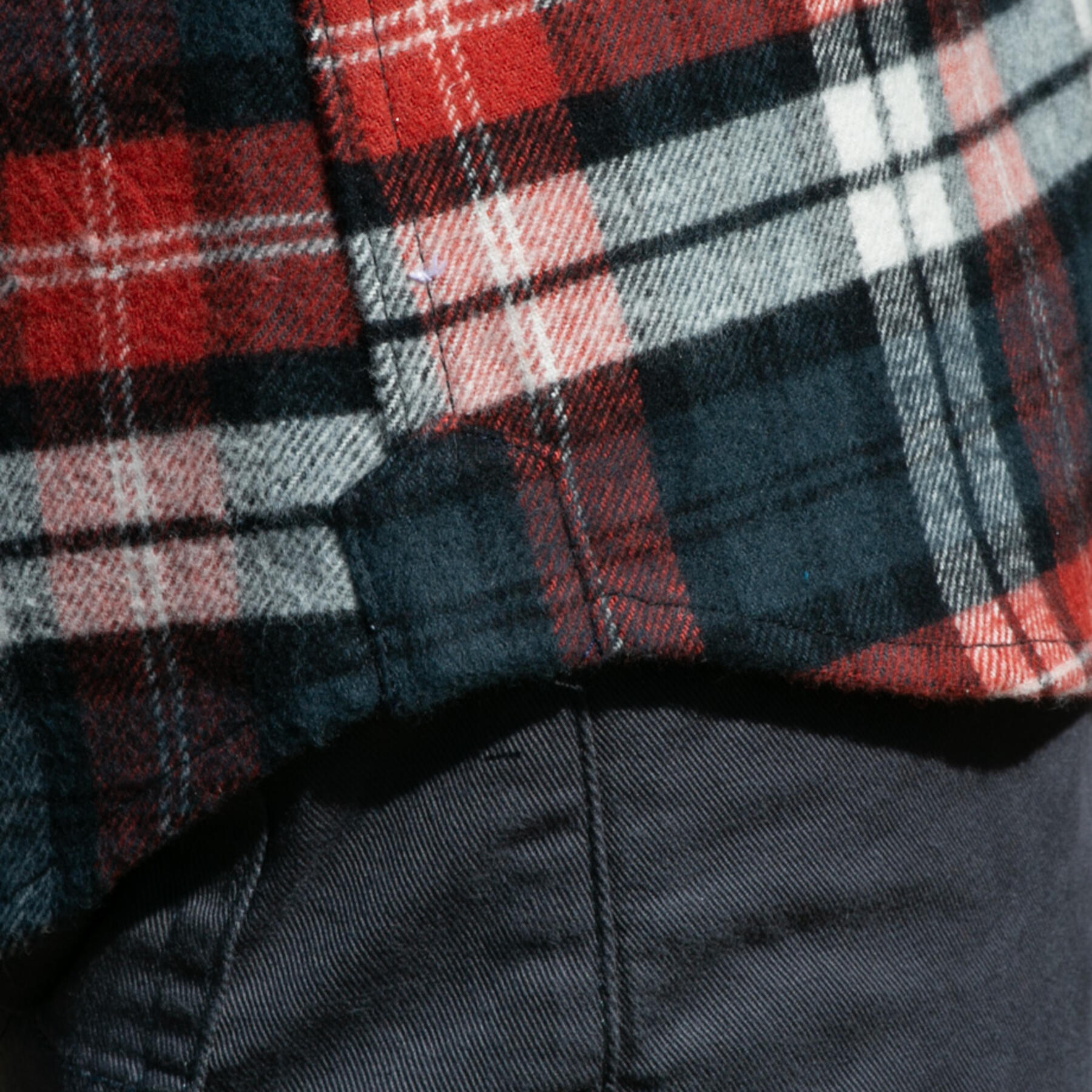 gustin #791 super heavy flannel - charcoal fire