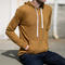 gustin twisted yarn hoodie - saffron