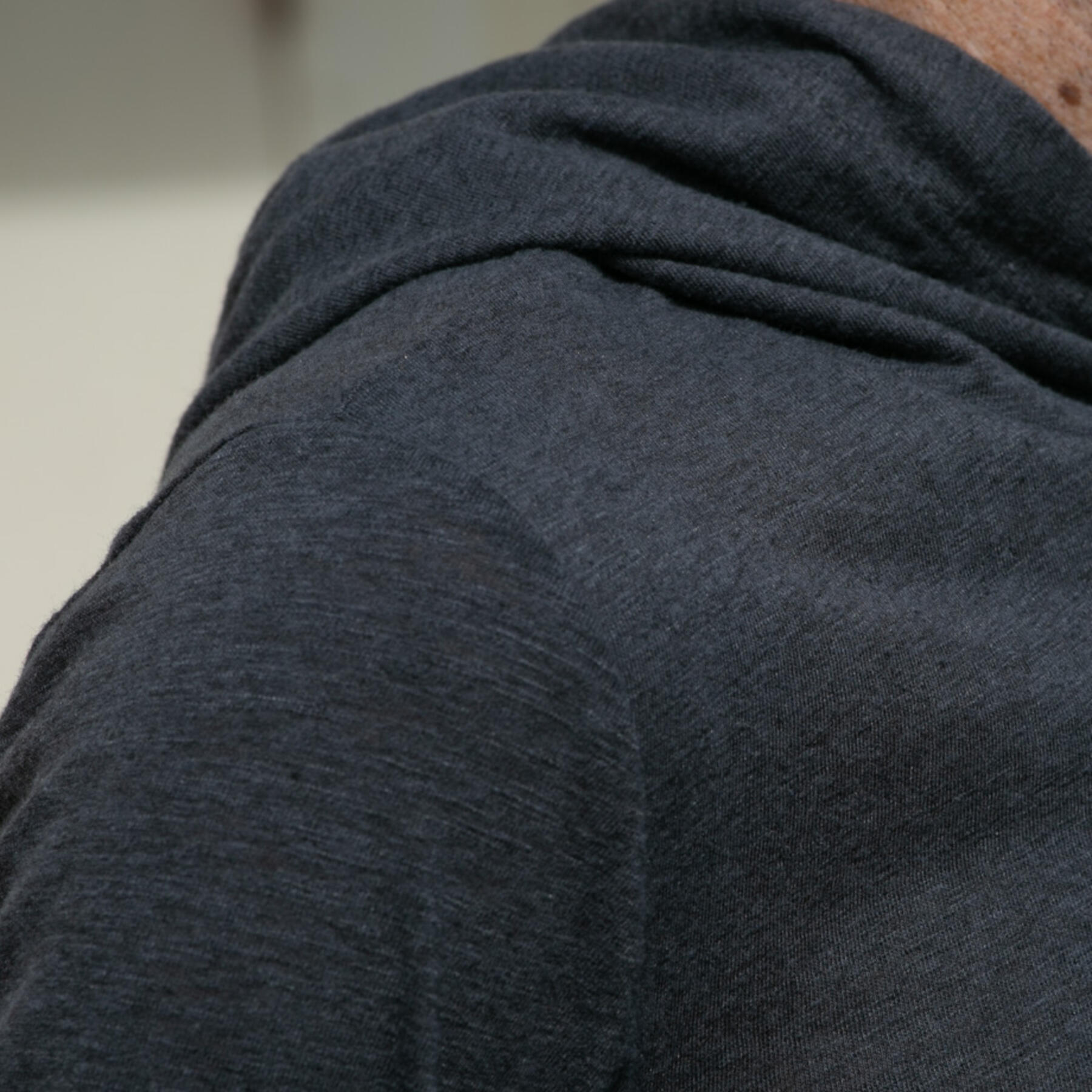 gustin twisted yarn hoodie - charcoal