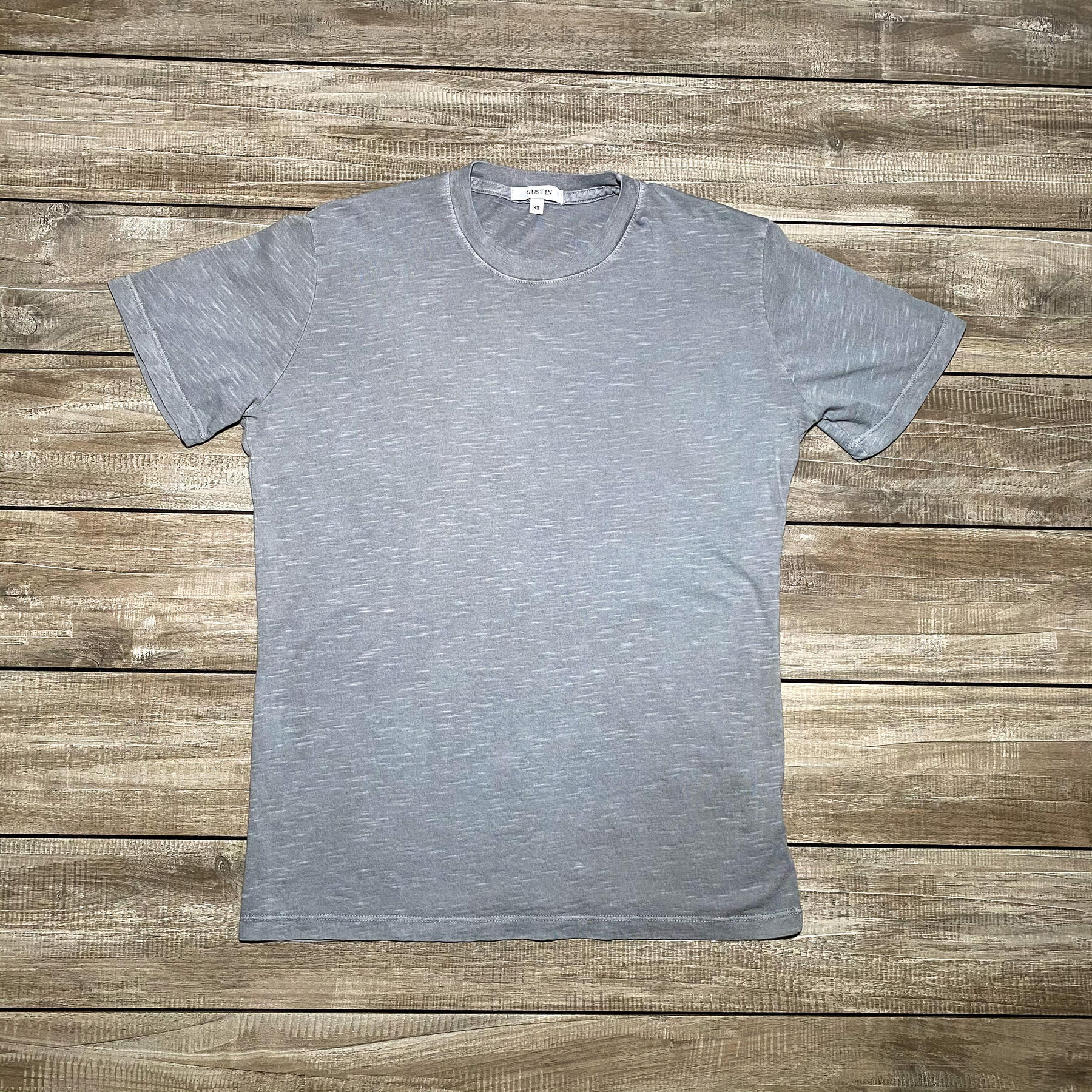 gustin slub t-shirt 2 pack (aquamarine, faded grey)