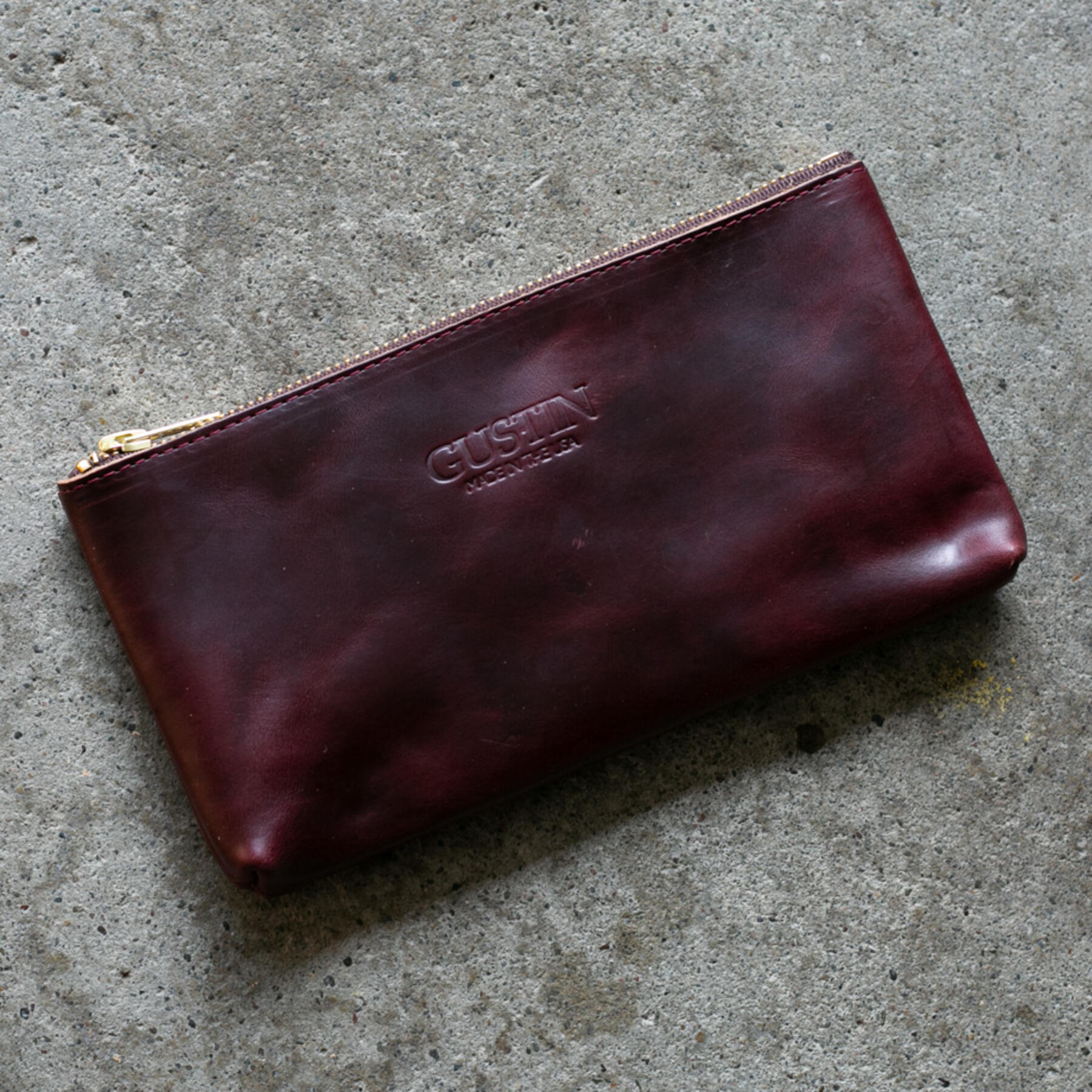 gustin horween cxl #8 utility pouch - small