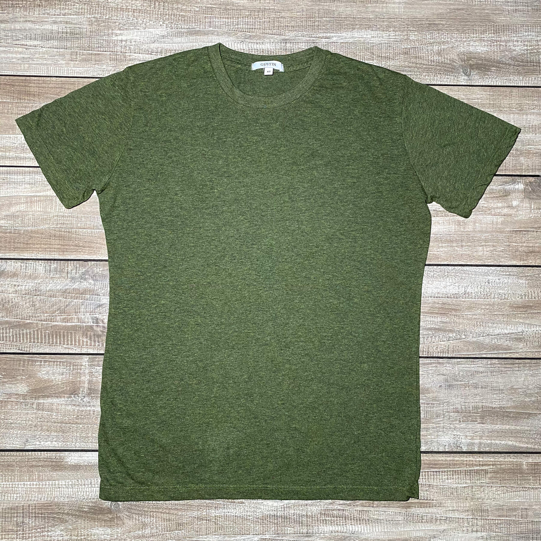 gustin heather t-shirt - moss