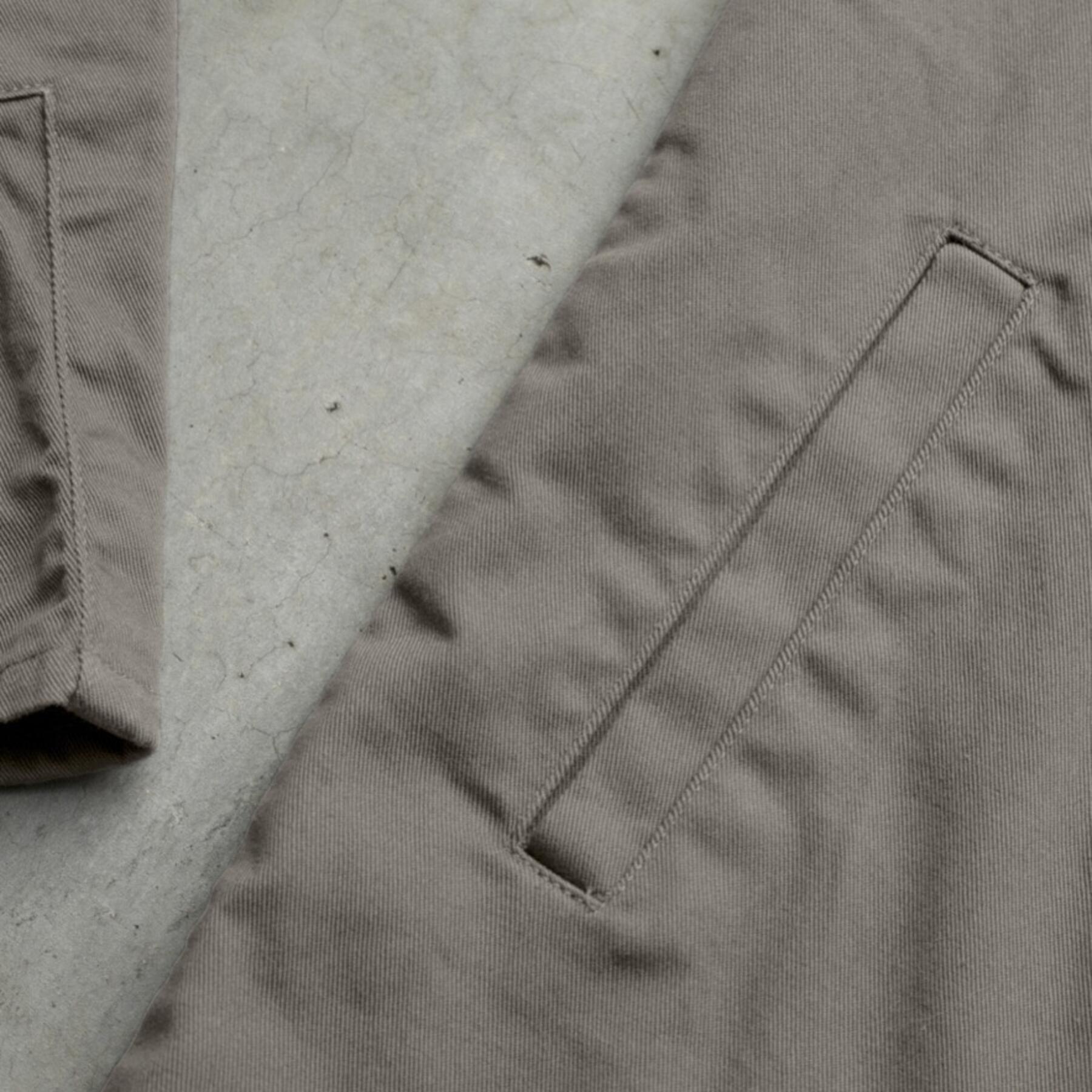 gustin shell jacket - mushroom stretch twill