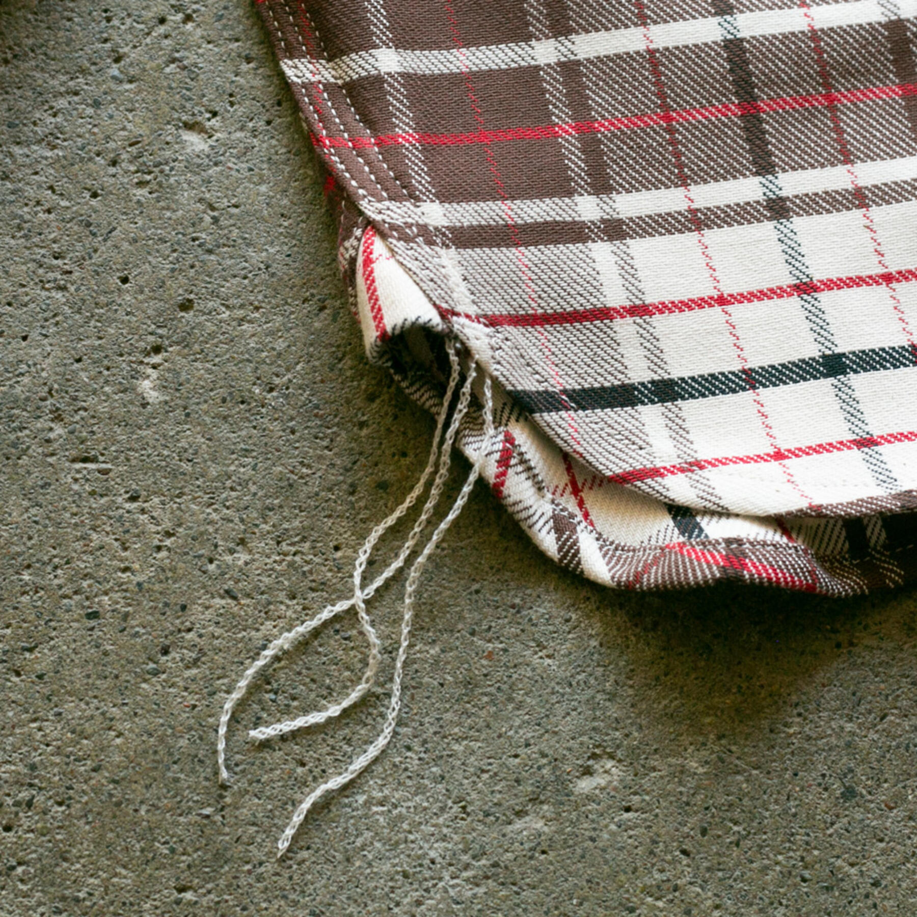 gustin #59 retro selvedge plaid workshirt - brown