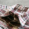 gustin #59 retro selvedge plaid workshirt - brown