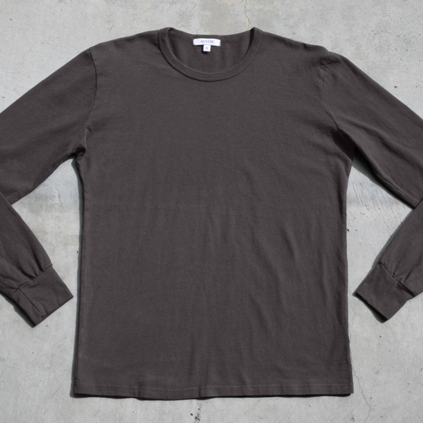 gustin long sleeve heavyweight t-shirt 2 pack (gunmetal)