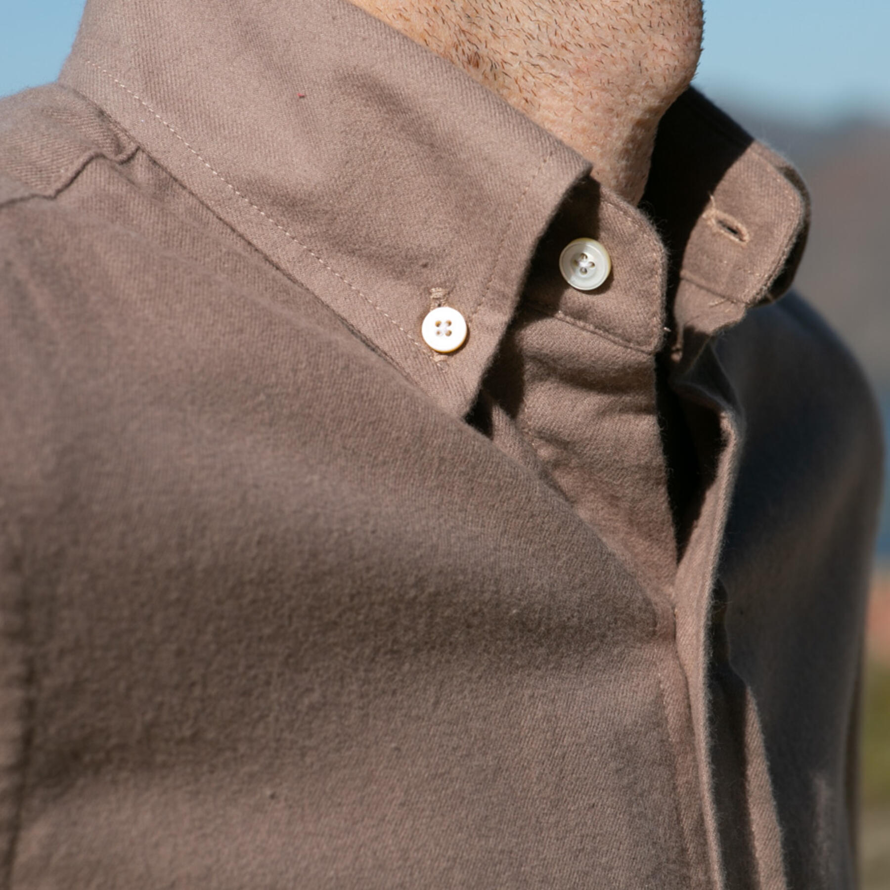 gustin #792 cashmere flannel - khaki
