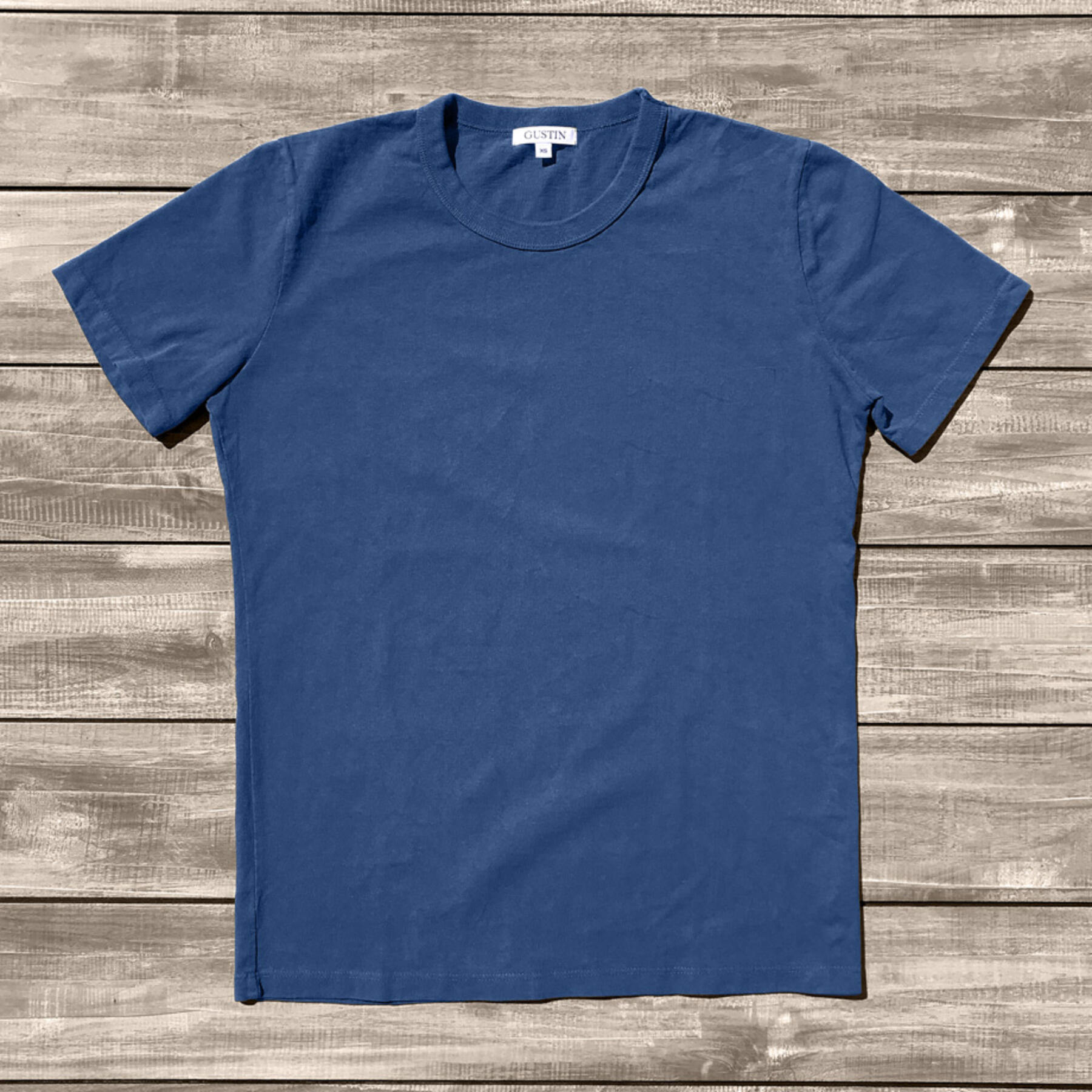 gustin heavyweight pigment dye t-shirt 3 pack (aquamarine, faded grey, ivory)
