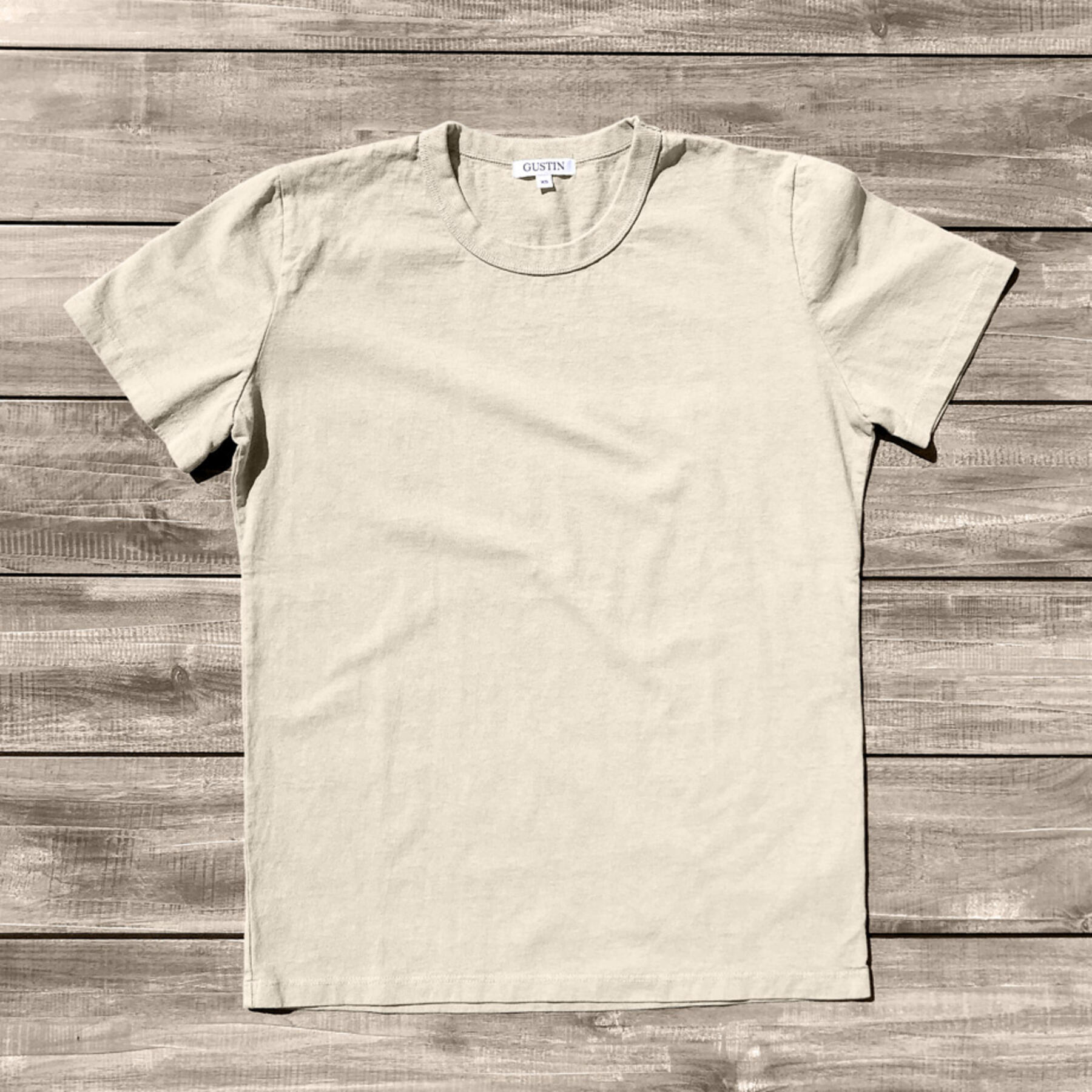 gustin heavyweight pigment dye t-shirt 3 pack (aquamarine, faded grey, ivory)