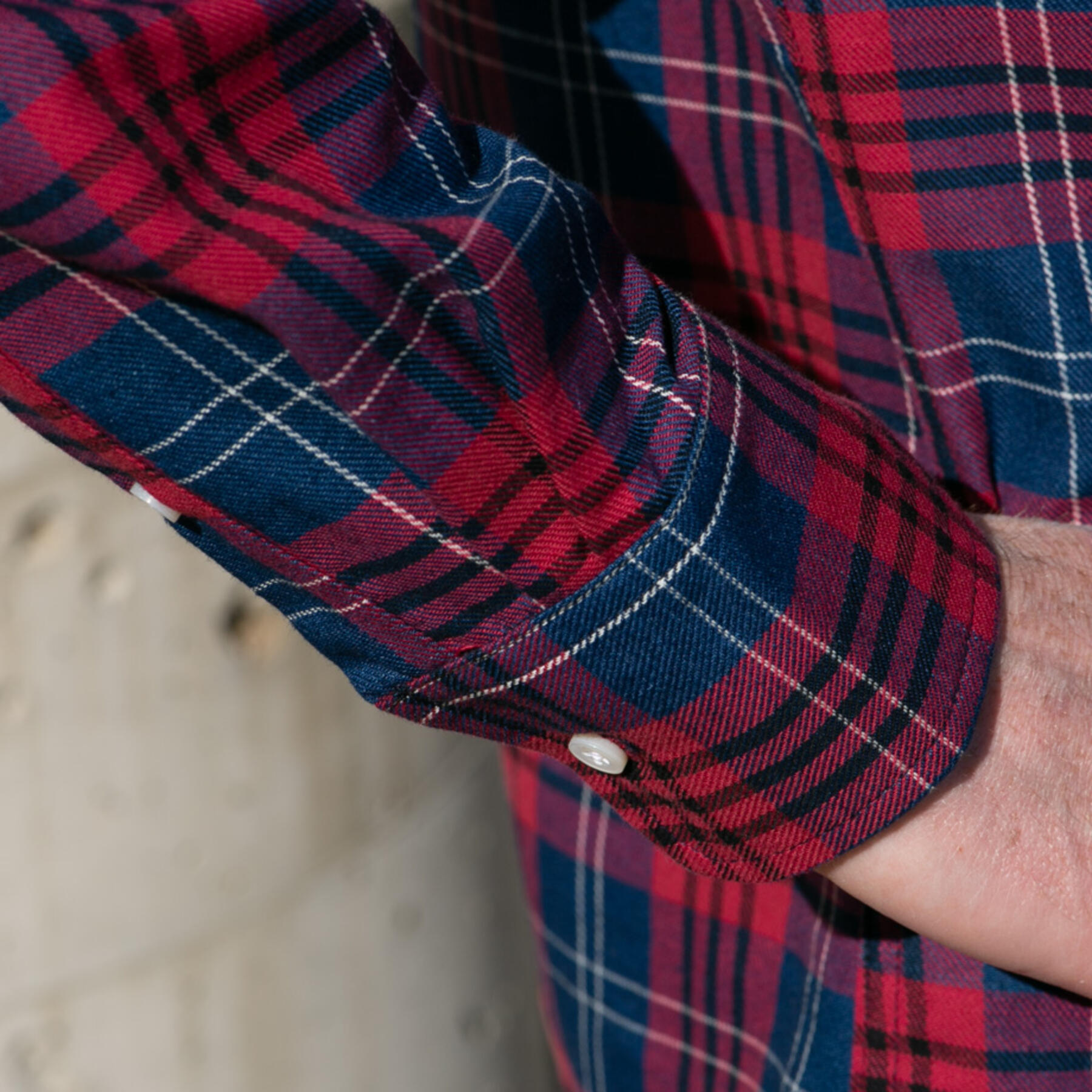 gustin #799 classic plaid - navy red