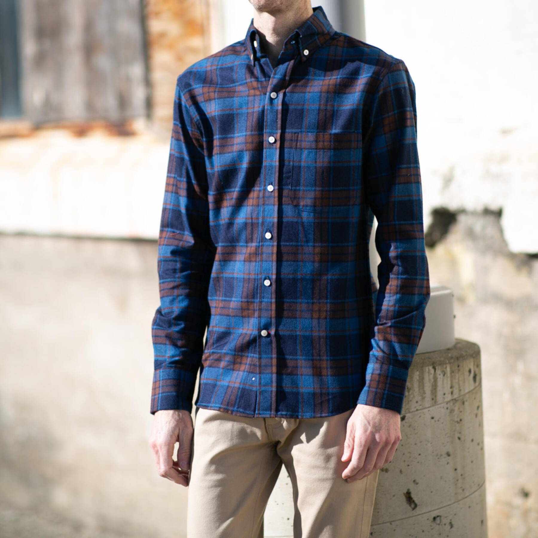 gustin #798 classic plaid - blue royal