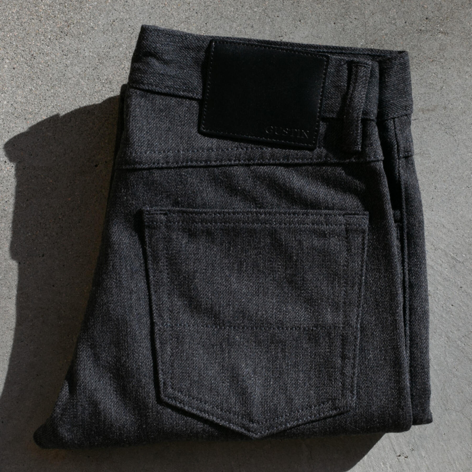 gustin #68 vintage charcoal 5 pocket