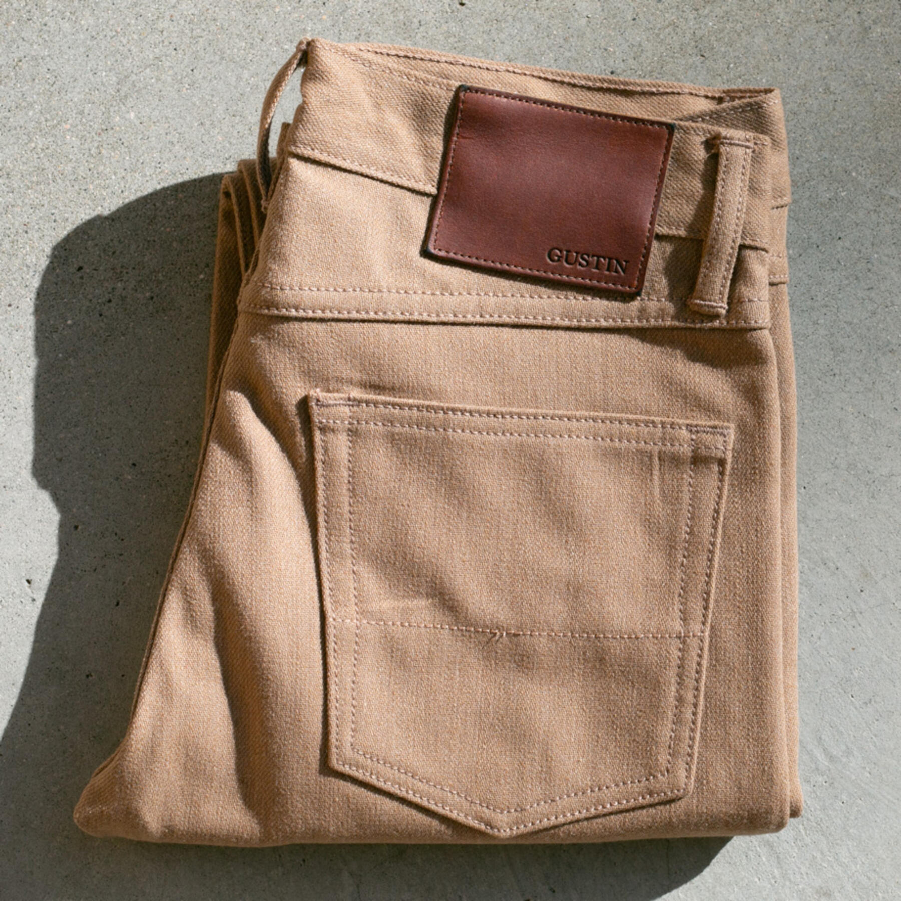 gustin #69 vintage khaki 5 pocket