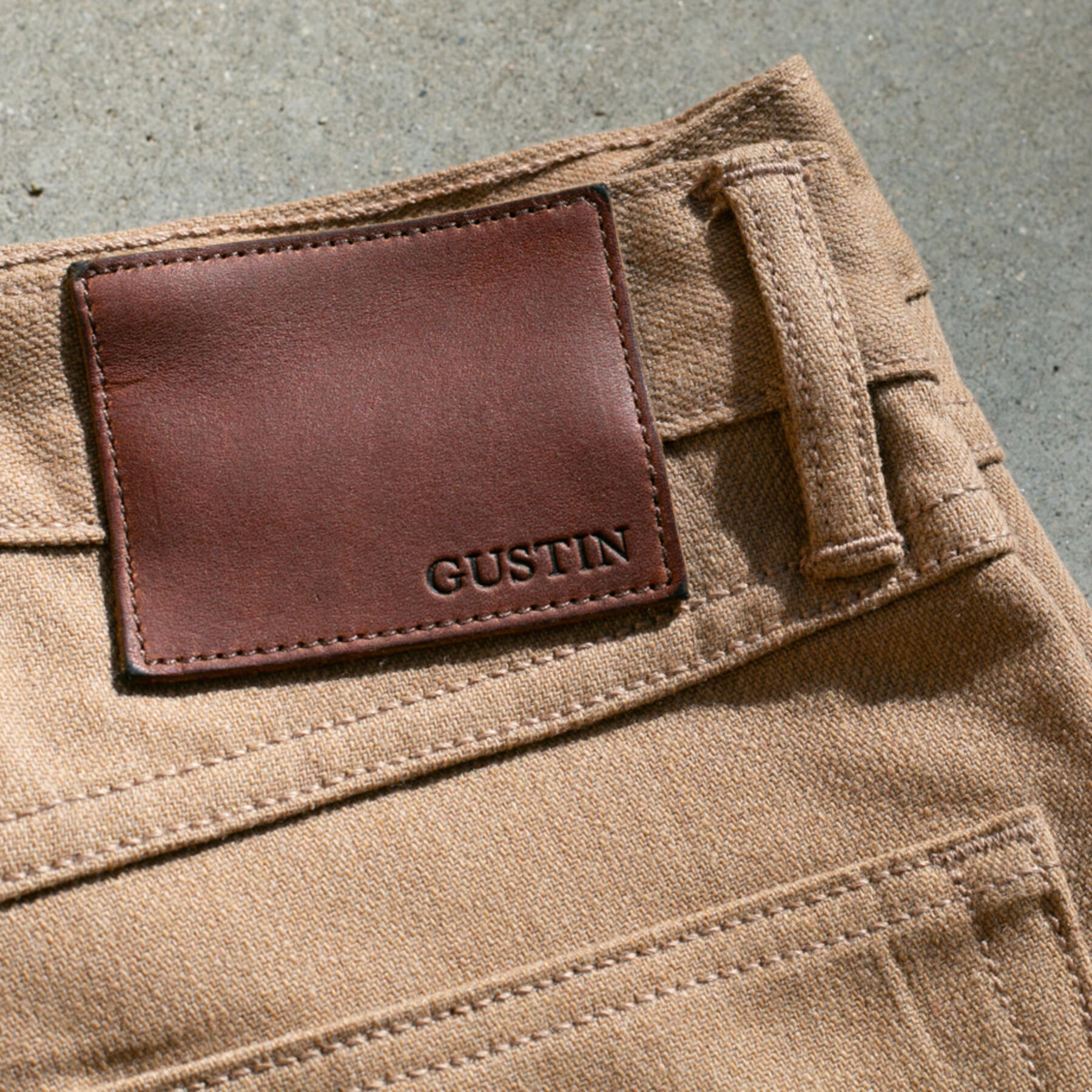 gustin #69 vintage khaki 5 pocket