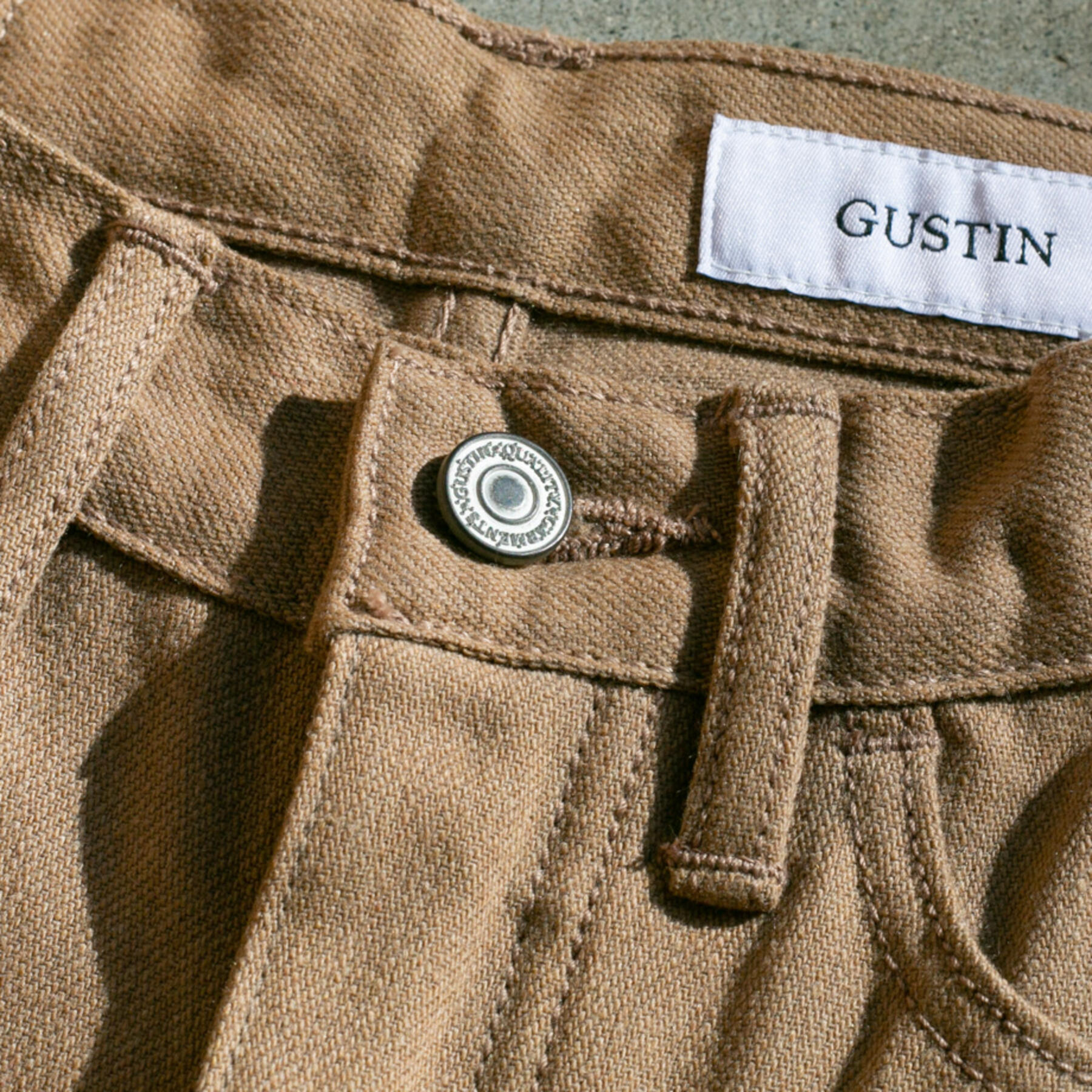 gustin #69 vintage khaki 5 pocket