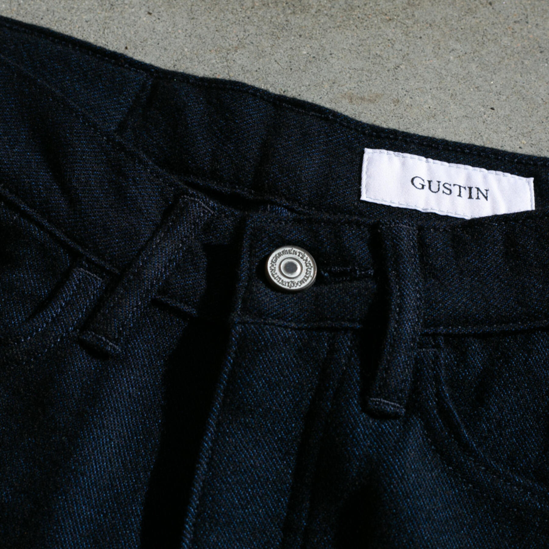 gustin #70 ultrasoft indigo wool 5 pocket