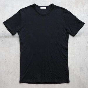 gustin double knit t-shirt black