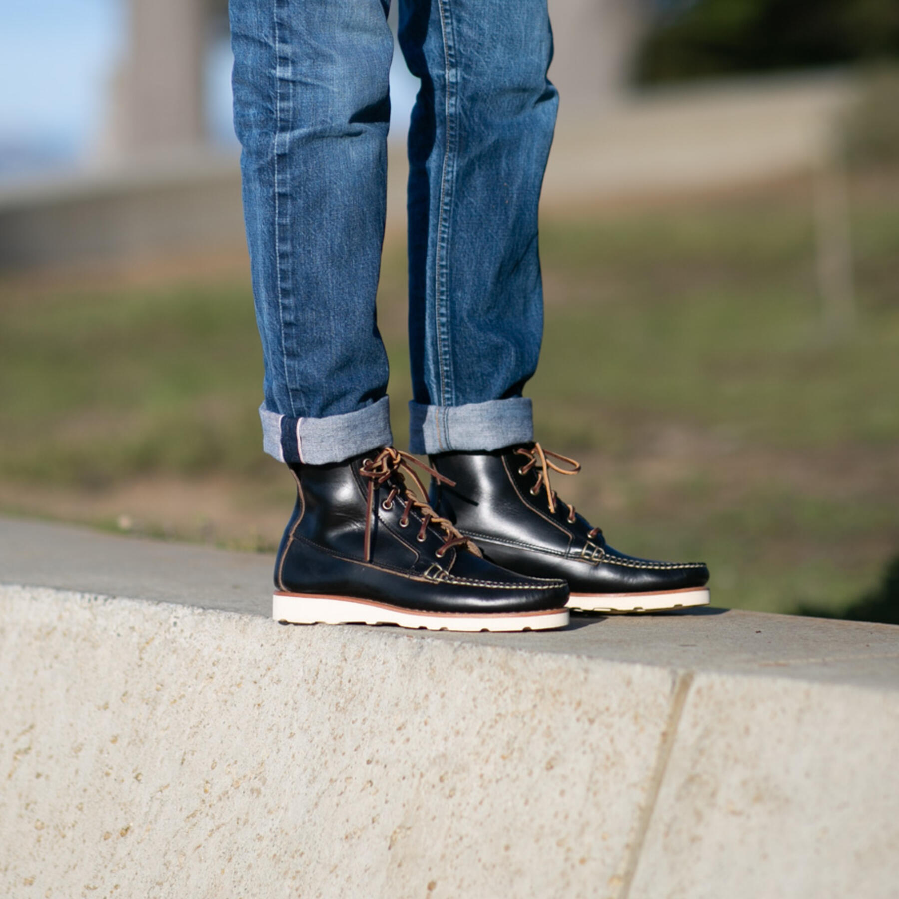 gustin guide boot - horween cxl black