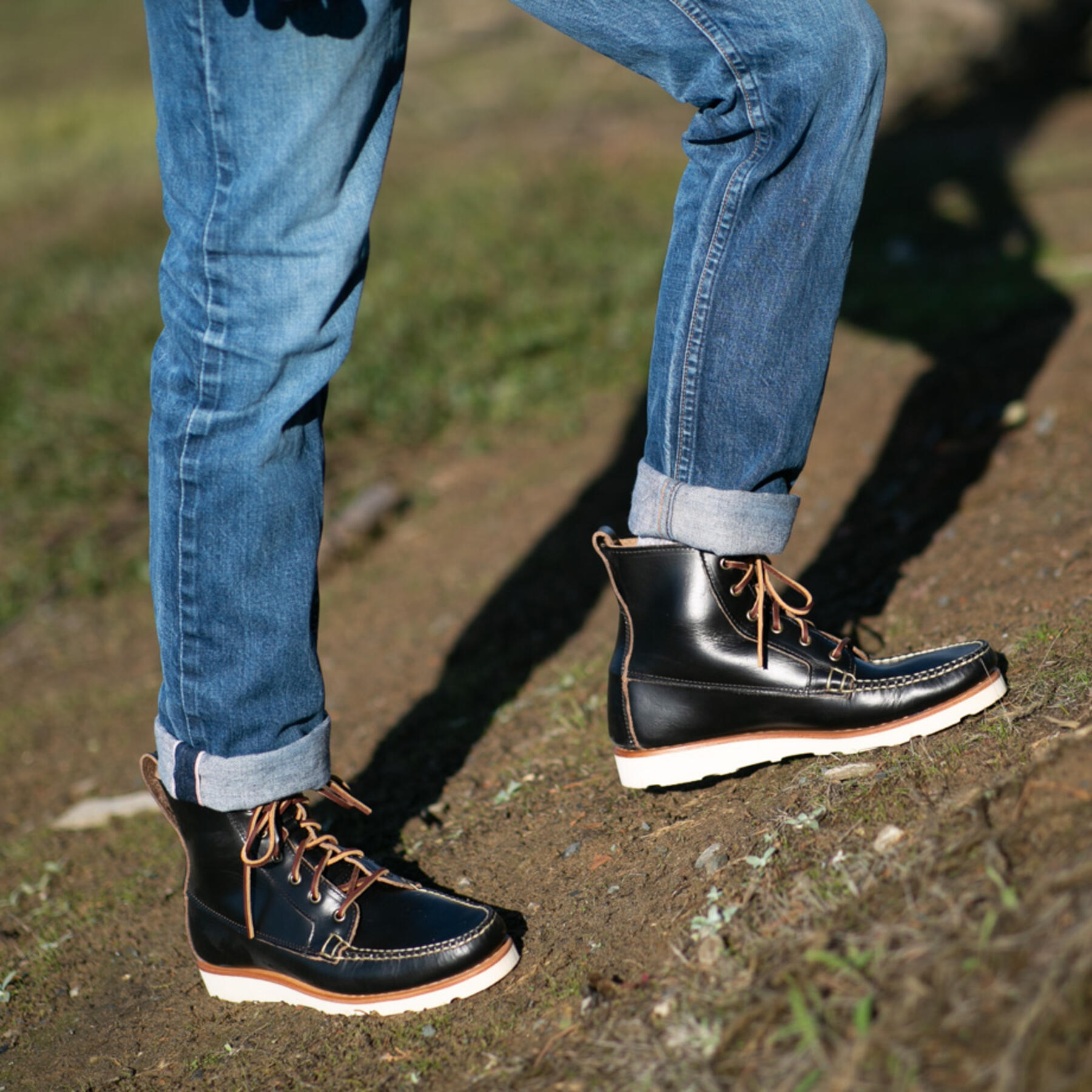 gustin guide boot - horween cxl black