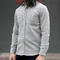 gustin #804 the wool flannel - heather grey