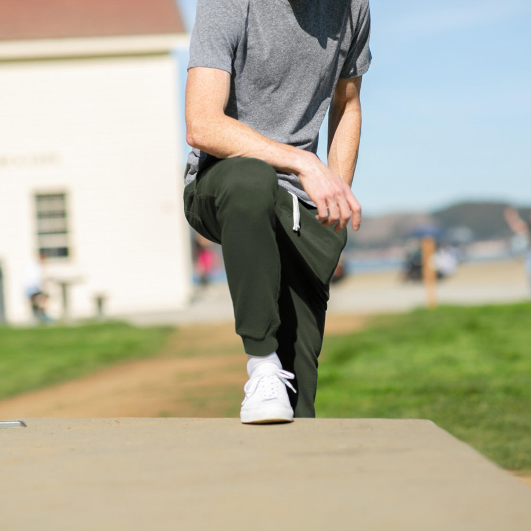 gustin sweatpants - forest