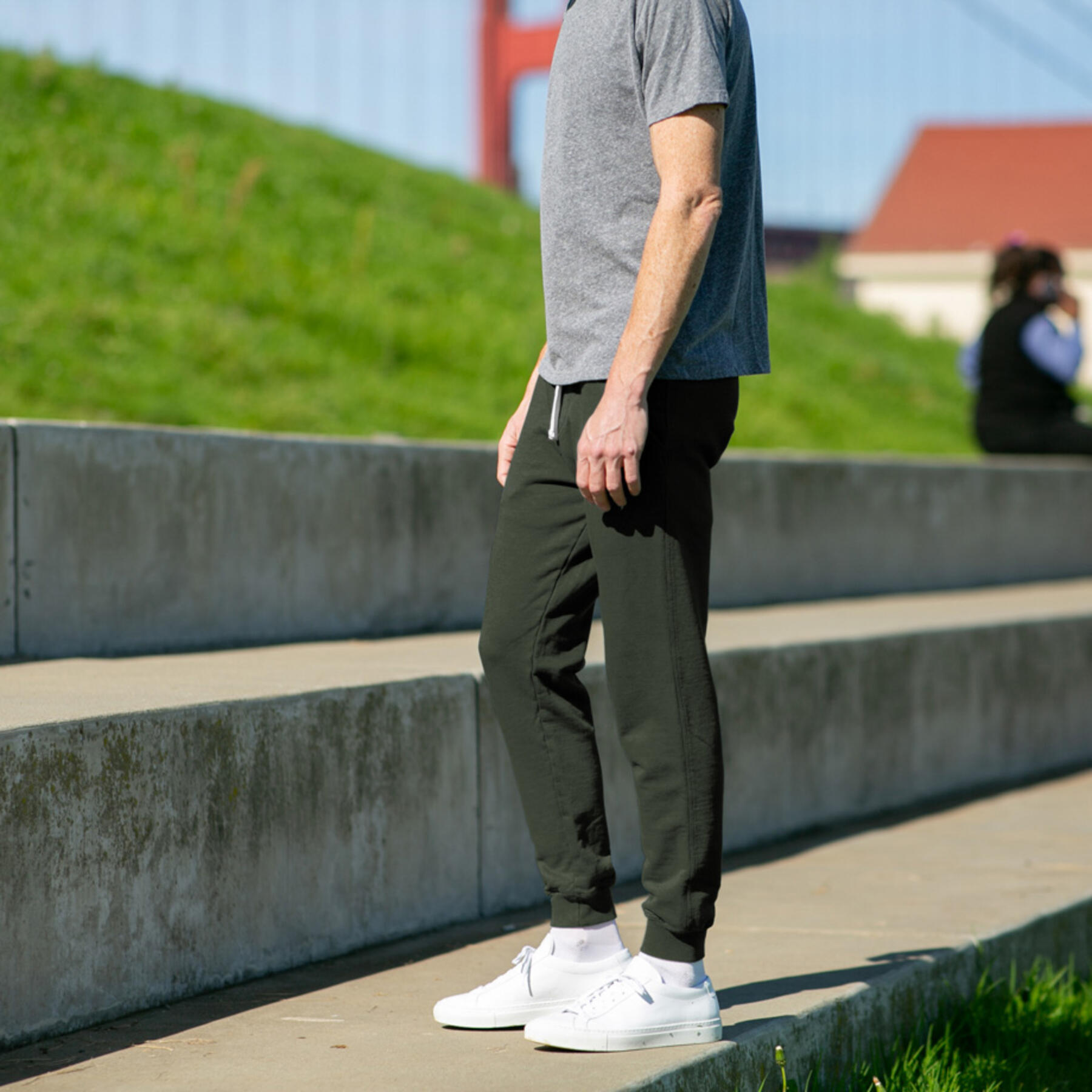 gustin sweatpants - forest