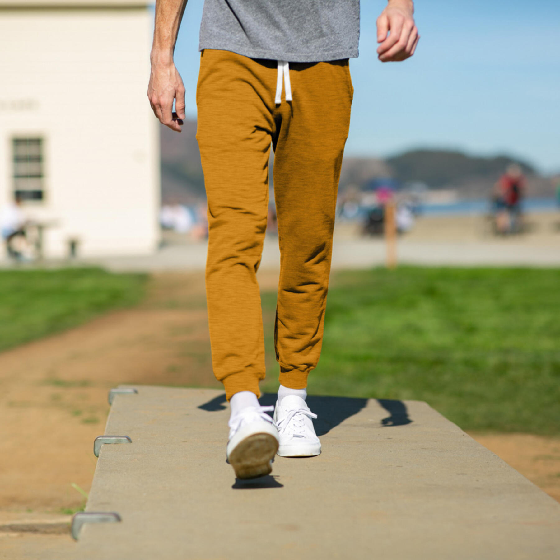 gustin sweatpants 3 pack (saffron, forest, crimson)