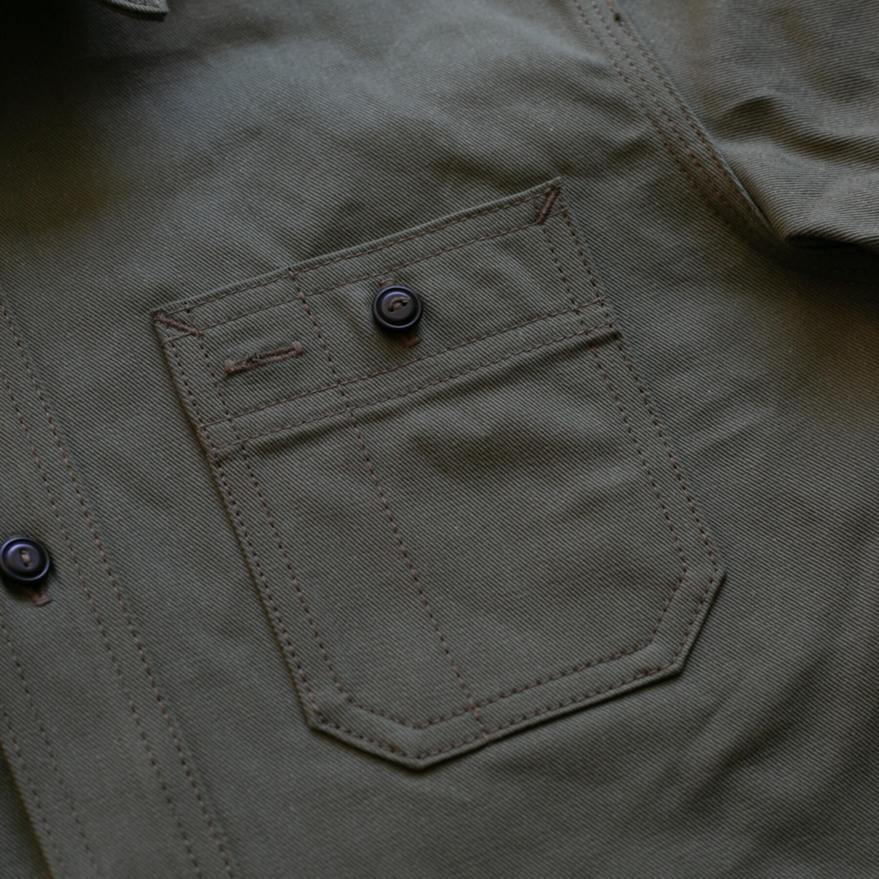 gustin #67 japan army selvedge workshirt