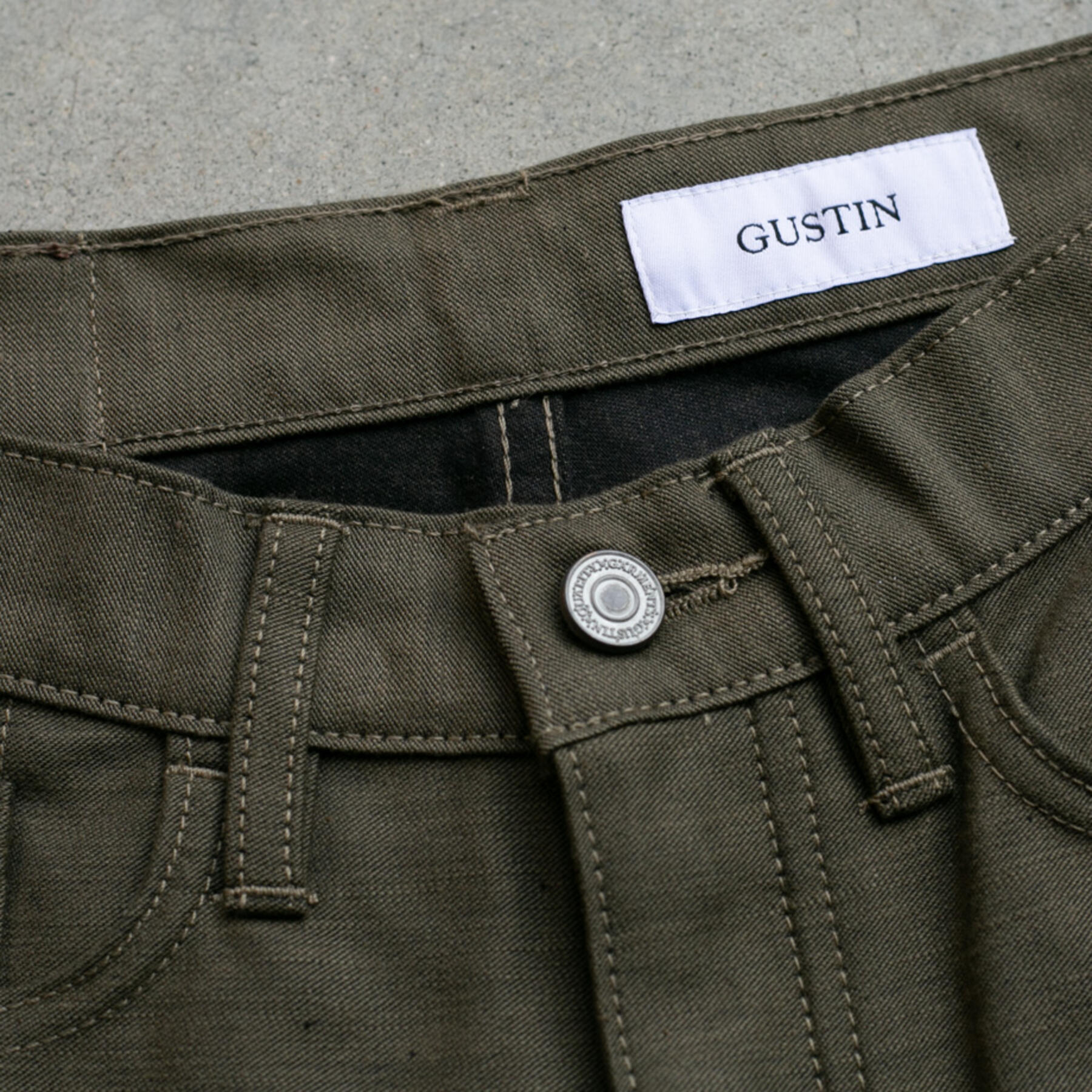 gustin #75 olivexblack sulfur 5 pocket