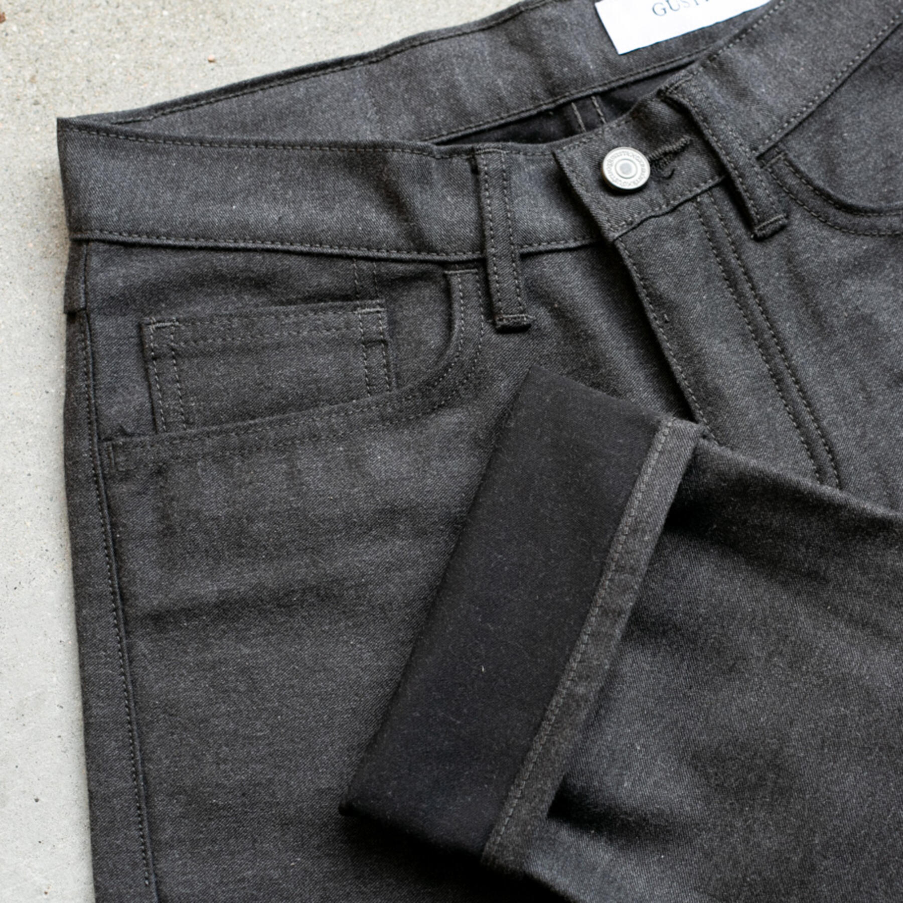 gustin #73 charcoalxblack sulfur 5 pocket