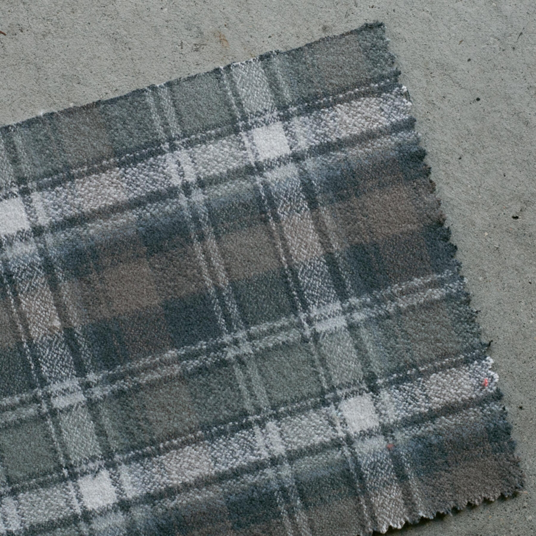 gustin #816 organic window pane flannel - grey storm