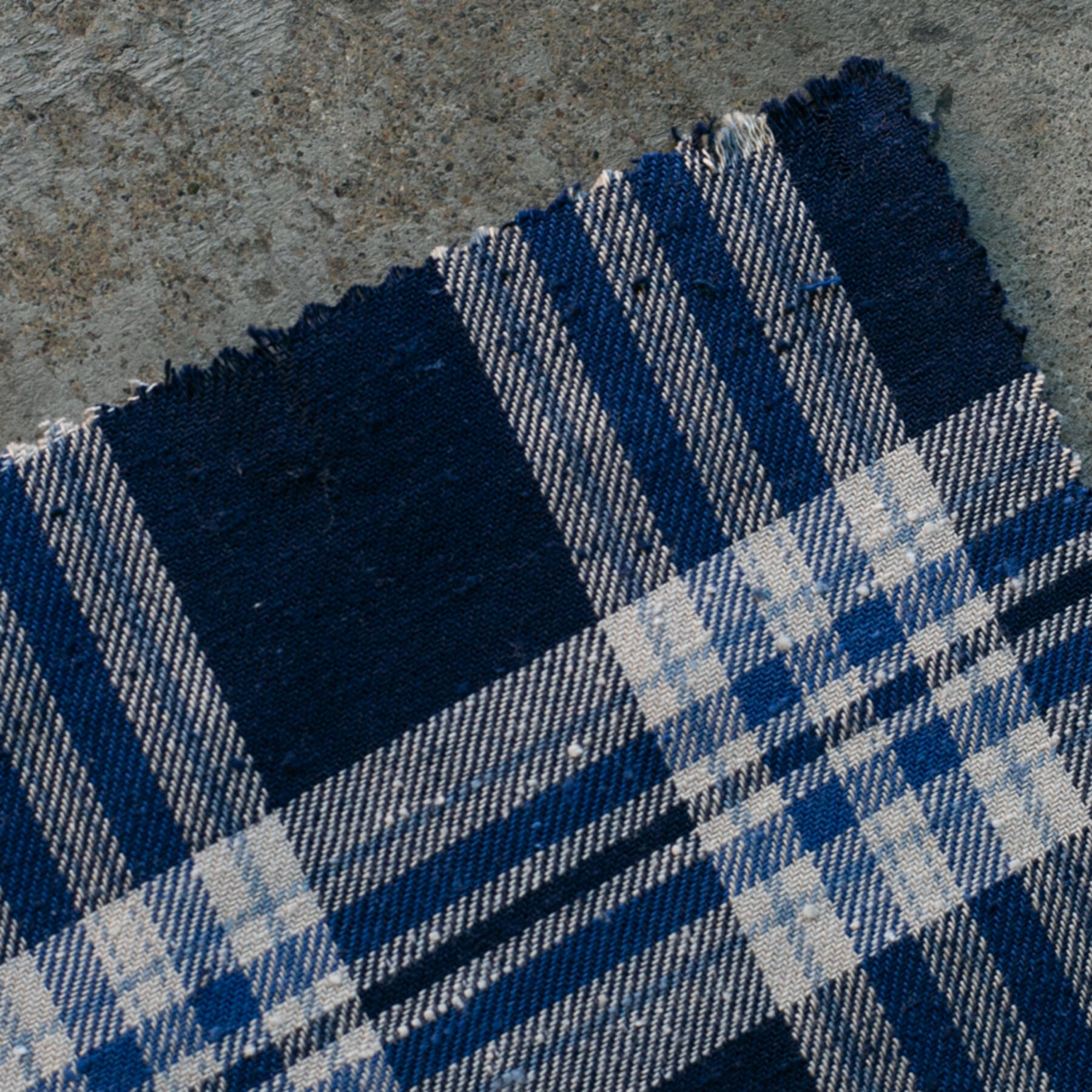 gustin #819 retro slub plaid - bluexnatural