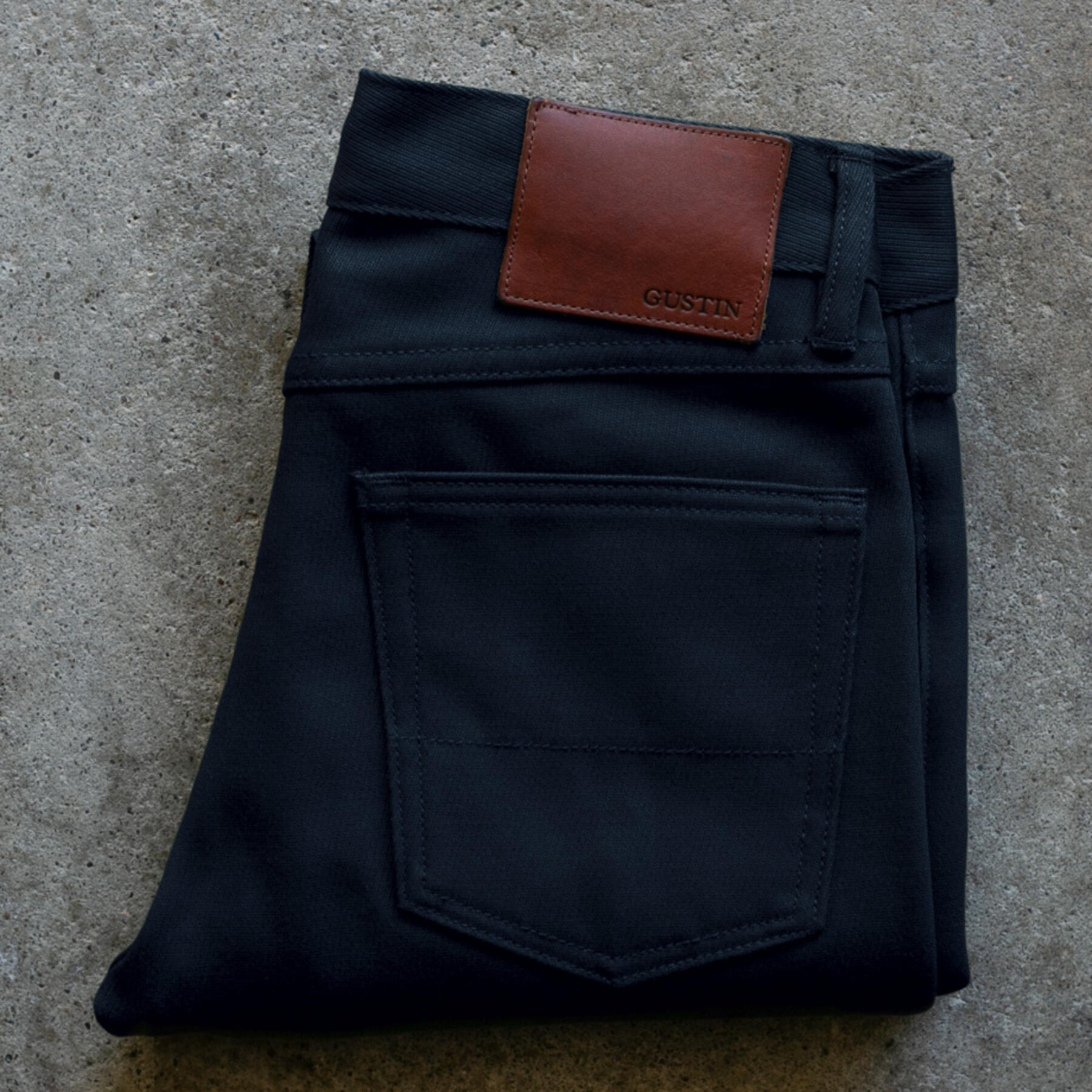 gustin #81 military whipcord 5 pocket - navy
