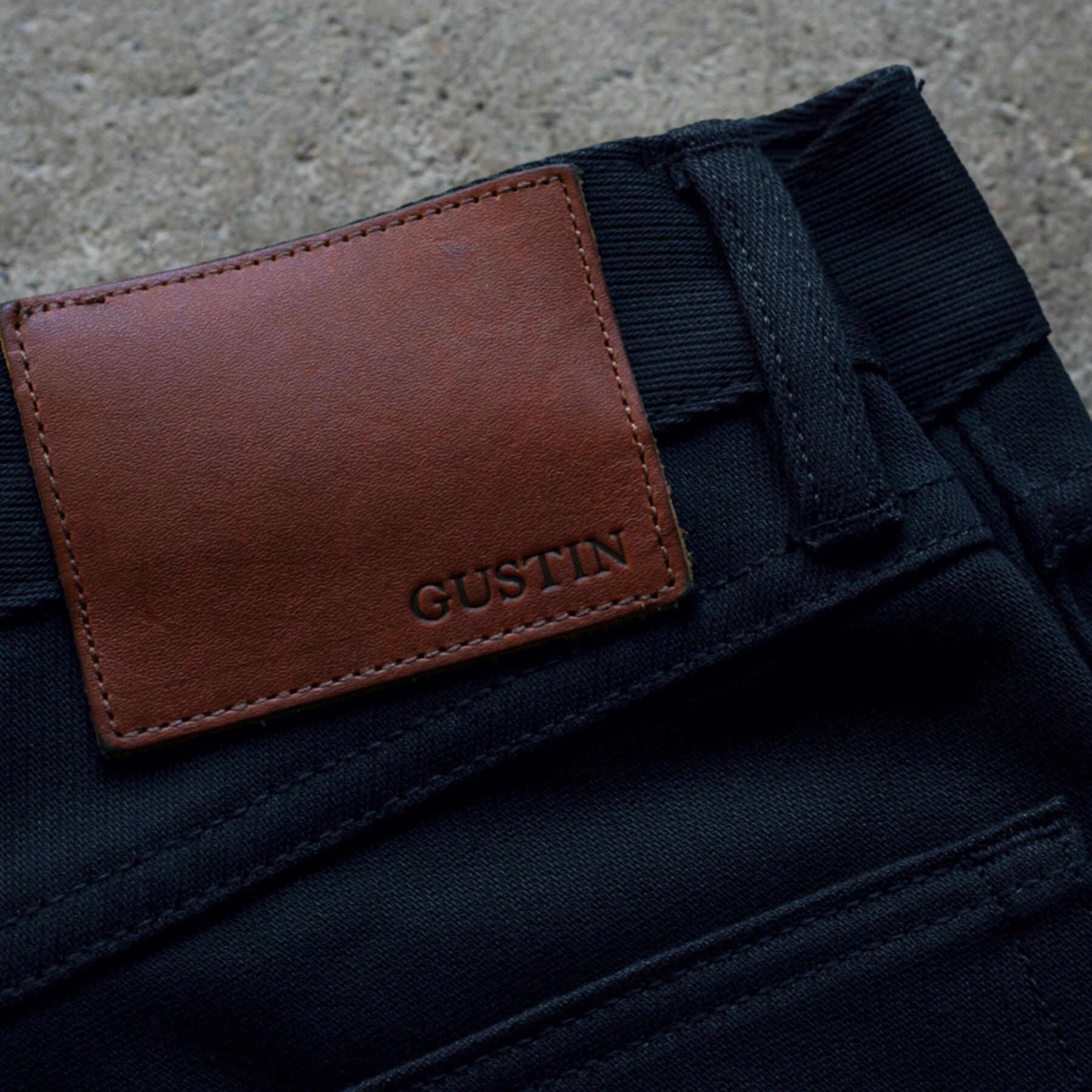 gustin #81 military whipcord 5 pocket - navy